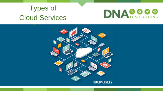 Types of cloud services DNA IT