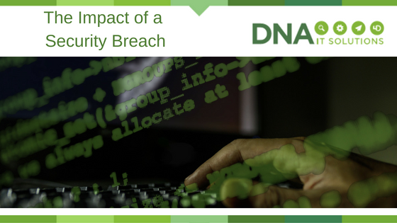 Impact of a security breach DNA IT Solutions