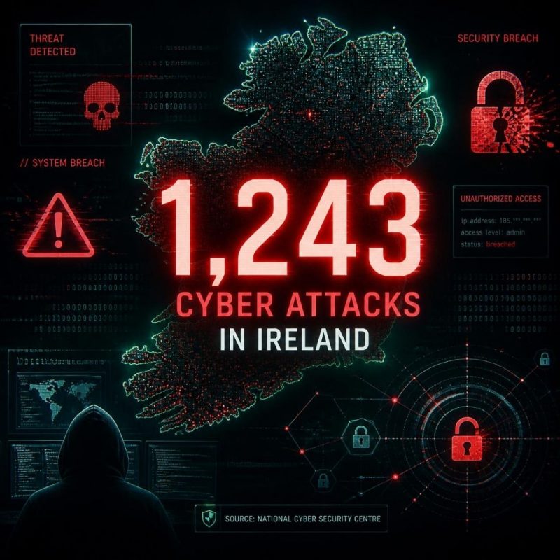 cyber attacks in ireland 2025